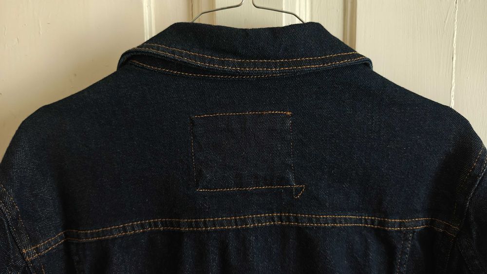 Jacheta Zara Man - geaca blugi barbati denim albastra - Marimea M / 40