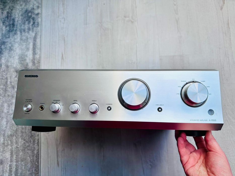 Onkyo A-9555 Amplificator Stereo Hi-Fi + Telecomandă Originală