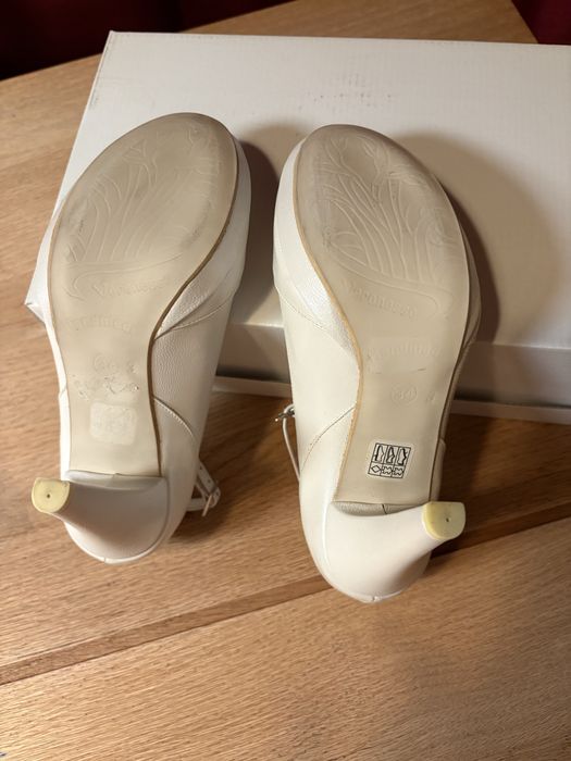 Pantofi alb sidef Veronesse mas 35