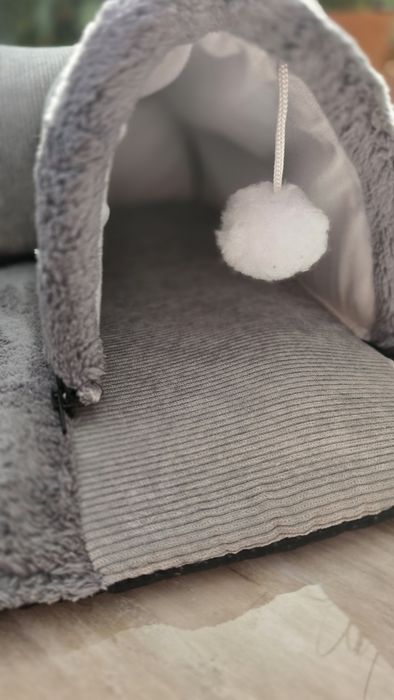 Плюшен тунел за котки или зайци