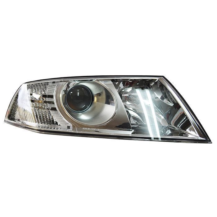 Far Skoda Octavia II/Tour II, 06.2012, TYC, fata, partea dreapta, xenon; tip bec D1S+H1+PY21W+W5W; electric; fara bec descarcare; fara ballast; fara