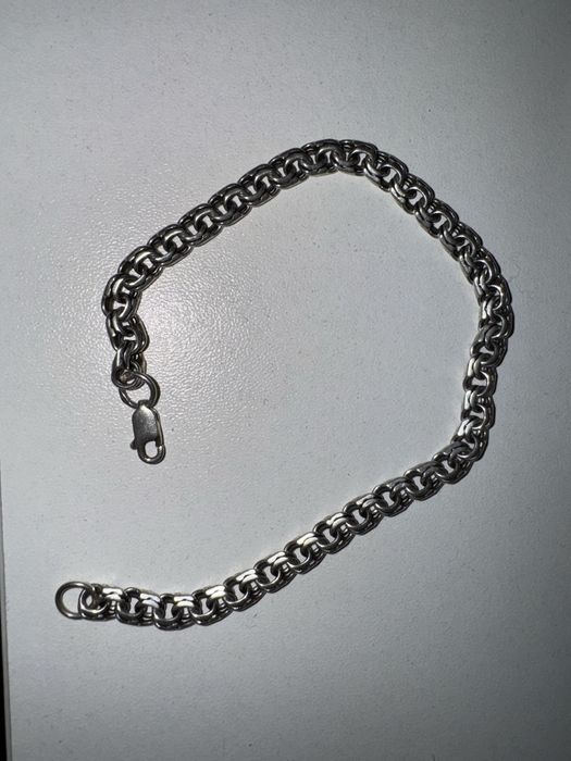 Серебряный мужской браслет