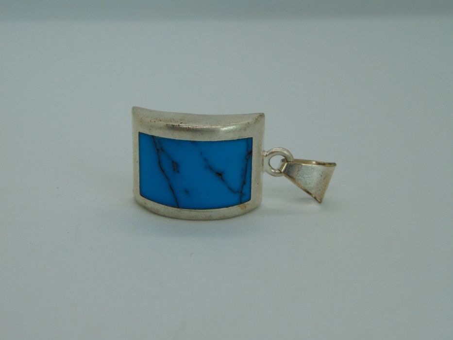 Pandantiv din argint cu turcoaz, Mexic