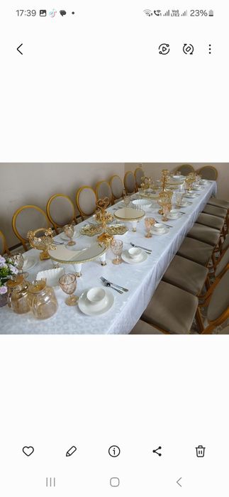 Аренда стол стулья