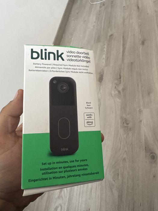 Sonerie video Blink Video Doorbell NOUA SIGILATA WiFi Alexa
