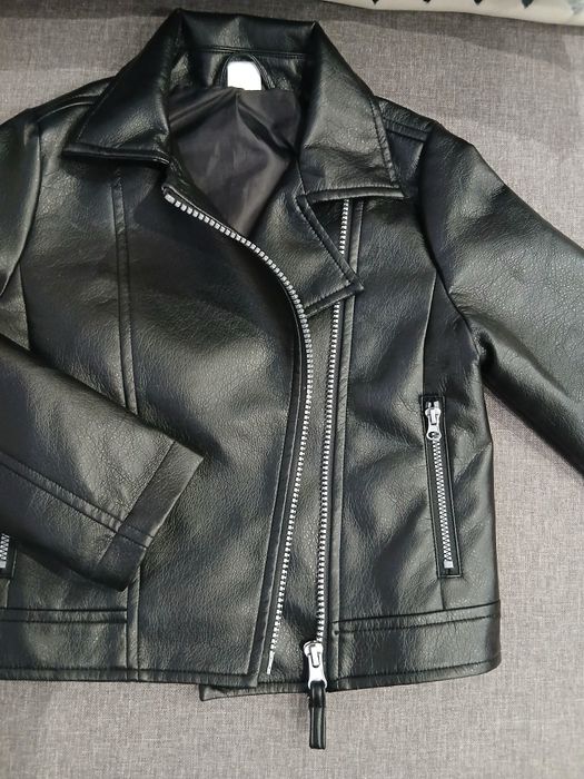Детско-кожено яке-116