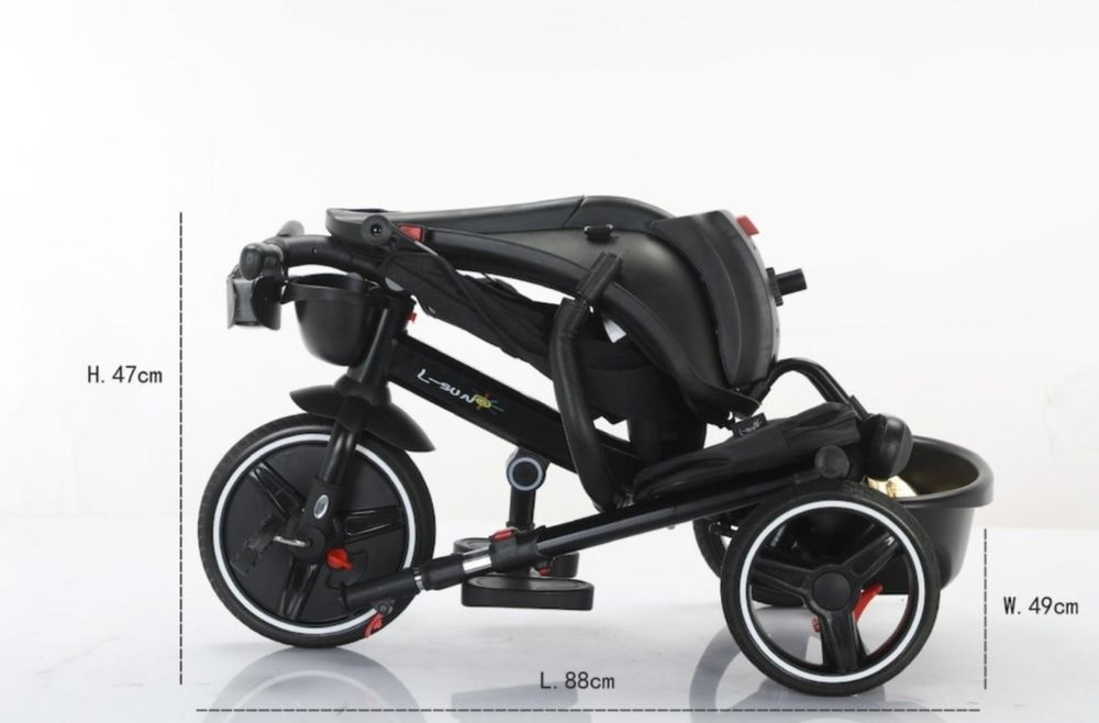 Tricicleta Multifunctionala pentru Copii, Scaun Reversibil, Multicolor