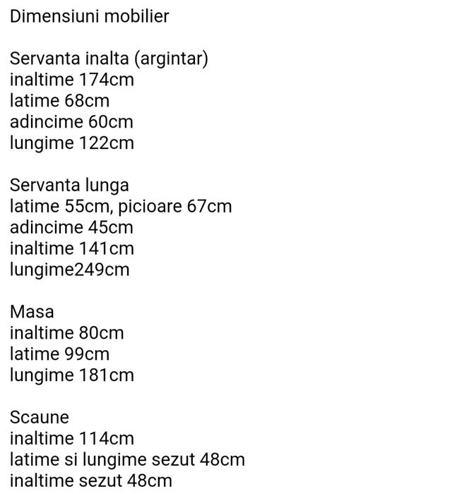 Mobilier lemn masiv sculptat - RENAȘTEREA SPANIOLĂ- IMAR Arad