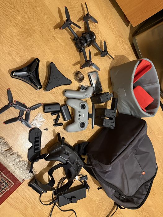 drona dji fpv fly more combo, acesorii full + rucsac nx