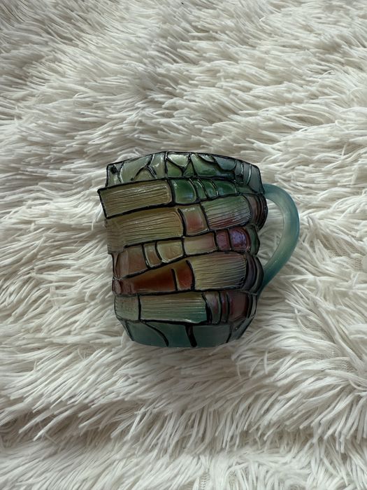 Cană termos cu model colorat