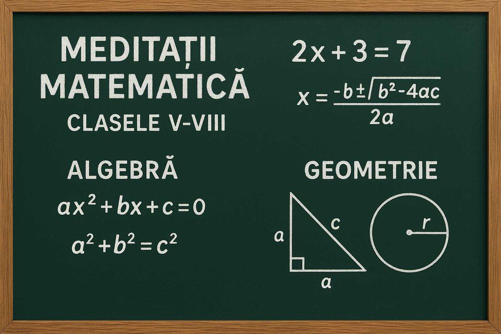 Meditații Matematică – Clasele V-VIII