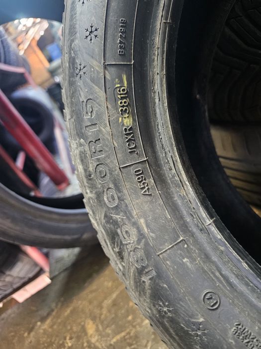 1x 185 60 15 m+s dunlop winter response 2