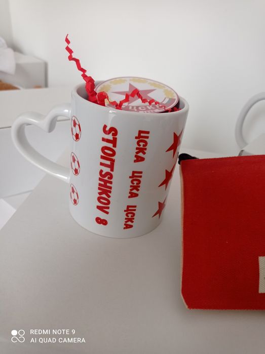 Цска чаша подарък в кутия