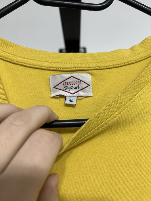 Tricou Lee Cooper galben, mărimea XL