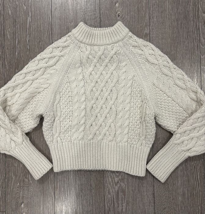 H&M дебел плетен пуловер S