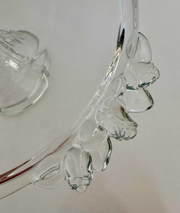 Кристално плато за торта