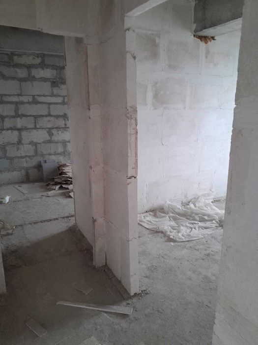 3комнатная Коробка! С кадастром! 6-этаж, 6-баня