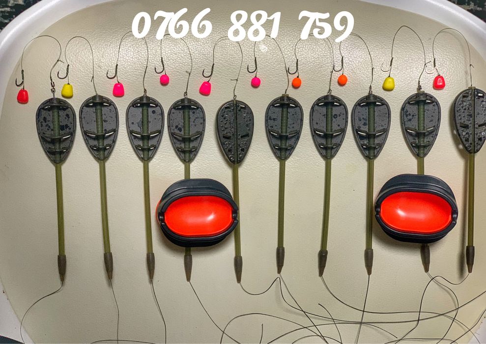 OFERTA !! Method / monturi / pescuit crap / caras / black friday