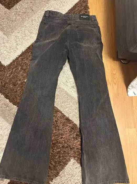 Jeans Balenciaga Lost Tape Gri Marime M