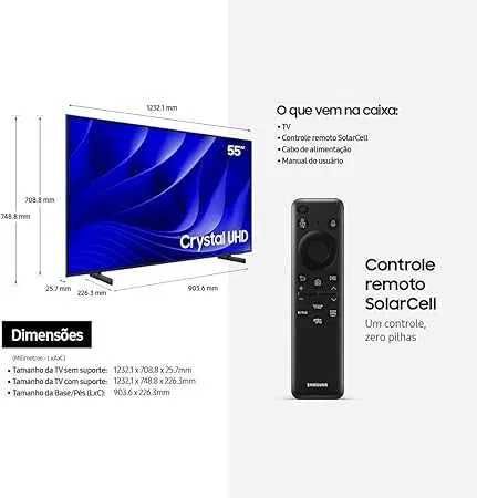 Samsung Smart TV 55 DU8000" Crystal UHD 4K* + бесплатная регистрация !