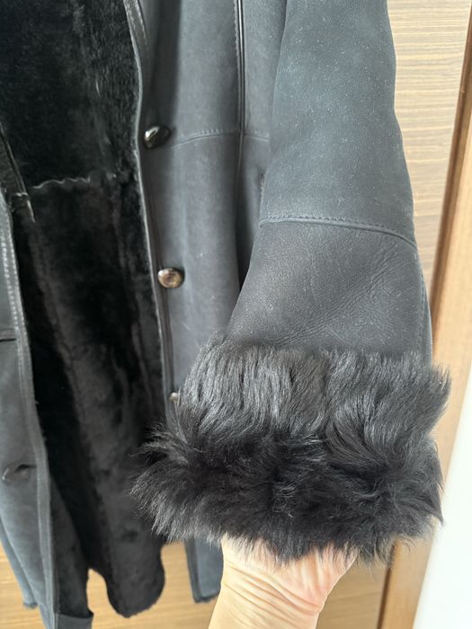 Cojoc piele cu blana naturala S Vesa