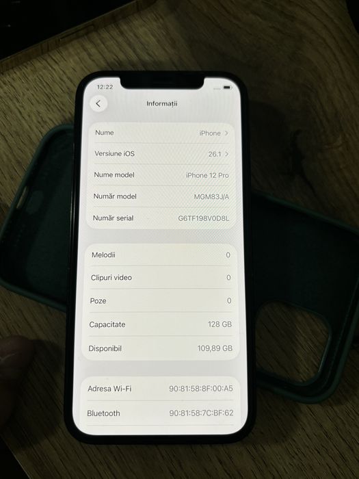 Vand iphone 12 pro 128 gb