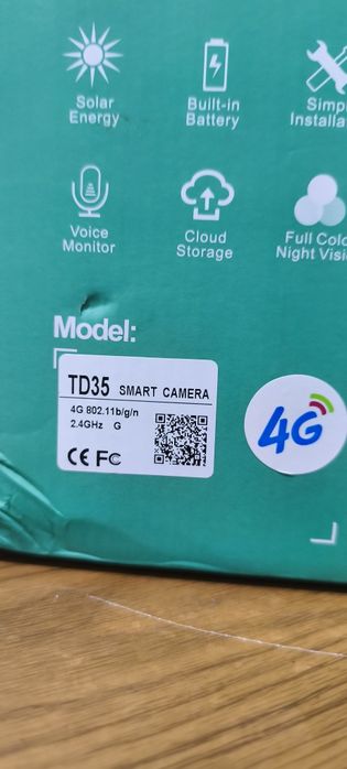 Камера видеонаблюдения 4G. Солнечная панель.