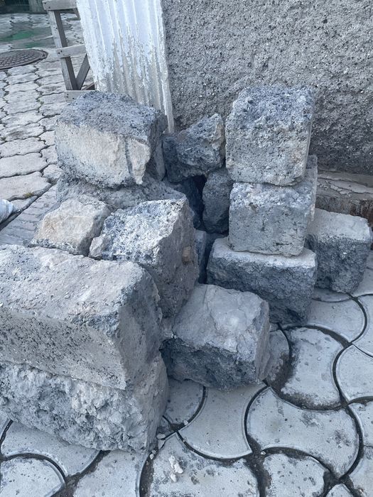 Отдам остатки б/у шлакоблока