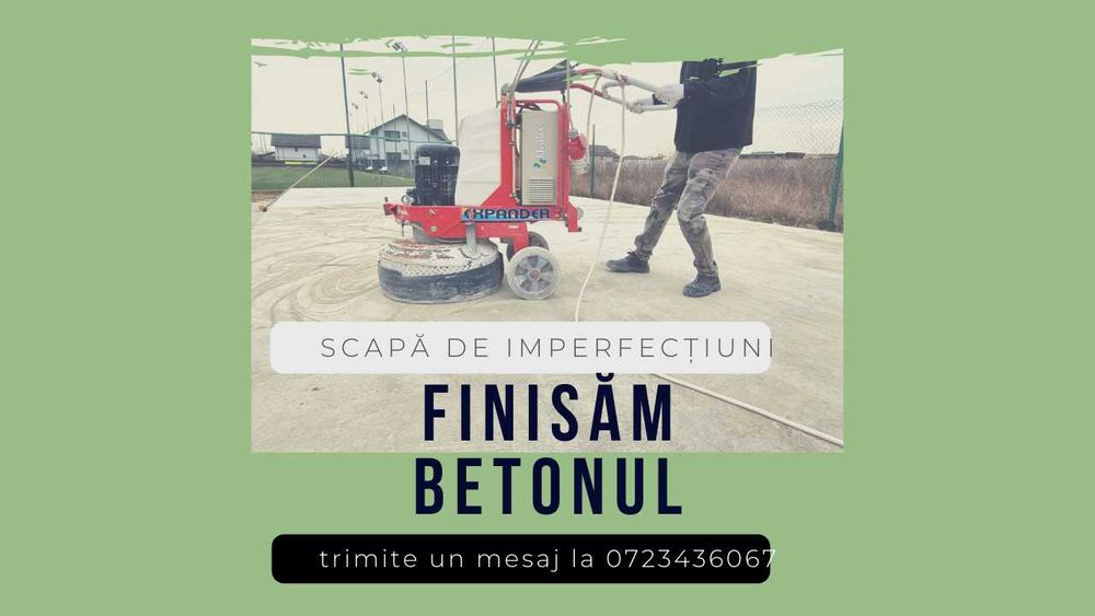 Șlefuire beton întărit