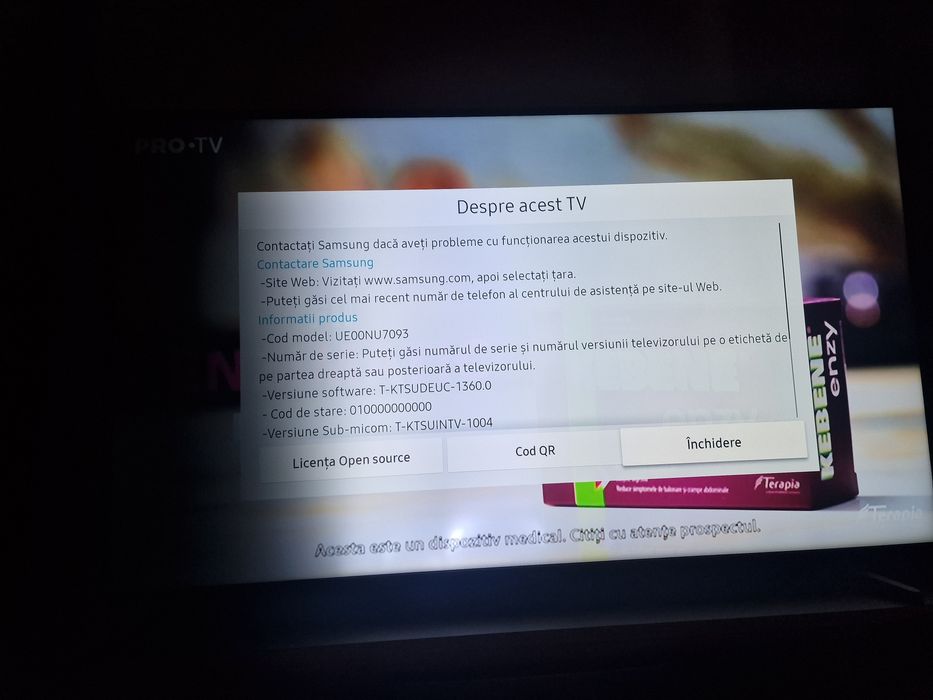 Tv samsung 140 cm