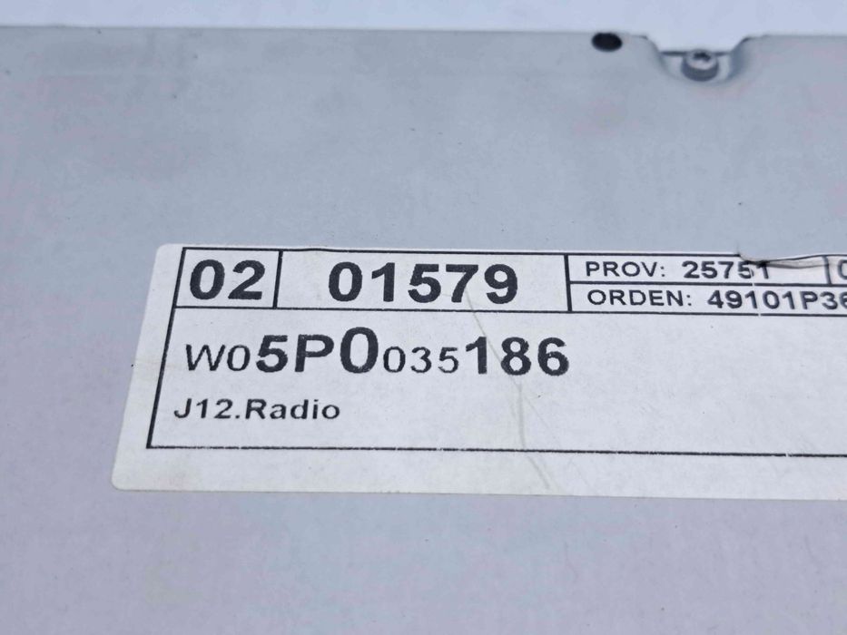 Radio CD Seat Leon (1P1) [Fabr 2005-2011] Facelift 5P0035186