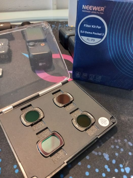 DJI Osmo Pocket 3 Creator Combo/filtre ND/card Samsung 128GB - CA NOU