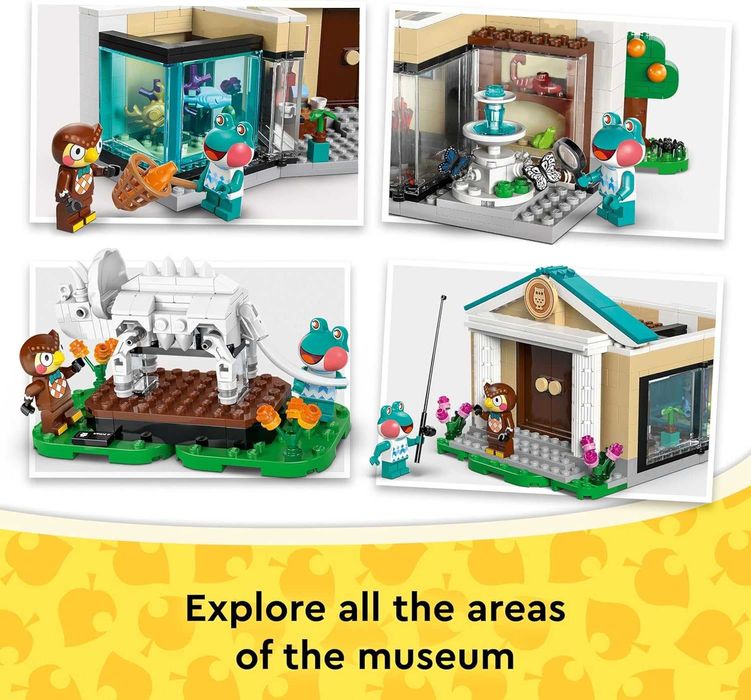 LEGO Animal Crossing Колекцията на музея на Блатерс, 543 части, 77056