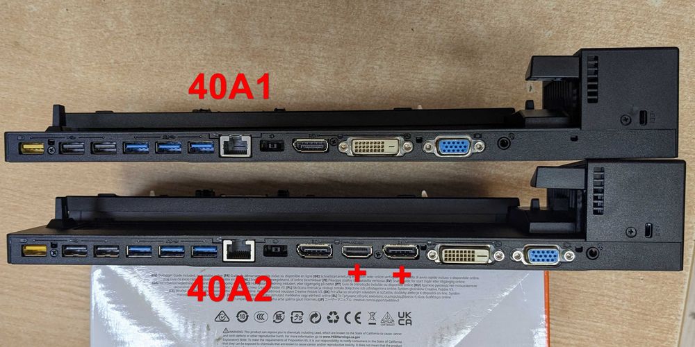 Докинг станция Lenovo ThinkPad Ultra Dock 40A1 / 40A2 + Гаранция
