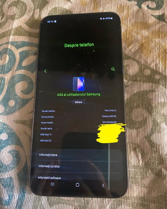 Samsung A54 in stare excelenta,  pret negociabil