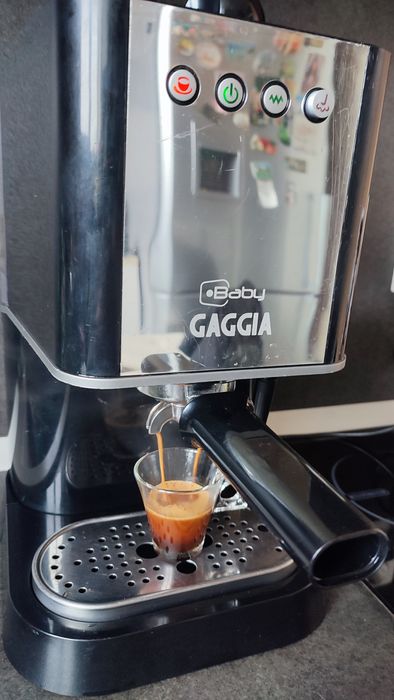 290лв. Кафемашина Gaggia Baby New Baby06 1300w месингова глава и ръкох