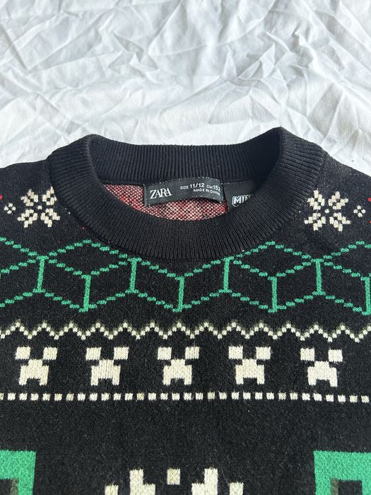 Свитер Zara × Minecraft