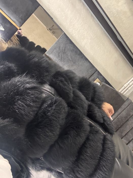 haina blana vulpe naturala