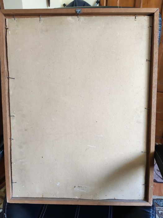 Tablou Traian Brădean – Portret de tânăr, ulei pe carton, semnat