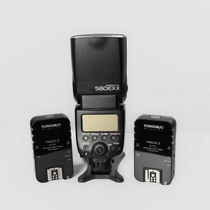 Комплект Светкавица Canon Speedlite 580 EX II + Yongnuo YN-622C II
