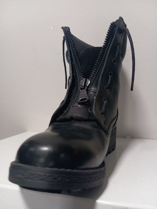 Детски кожени кубинки с цип 36 и 38