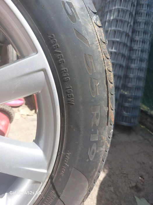 Anvelope Pirelli PowerGy cu jante Audi originale