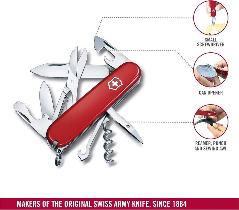 Швейцарский карманный нож Victorinox Swiss Army Climber! Новый !