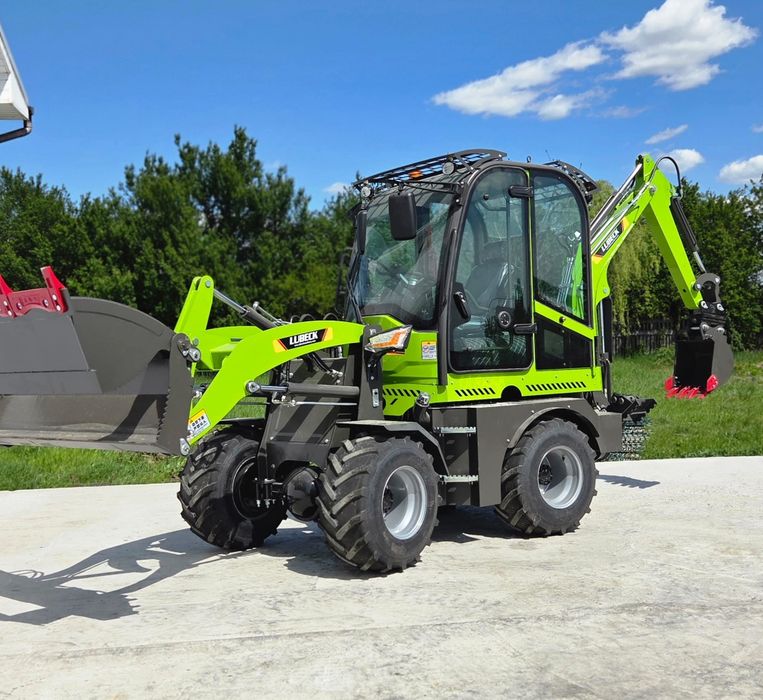 Buldoexcavator marca Lubeck model ALV 3.0 -Leasing/Plata in Rate-Garantie 2 ani NOU