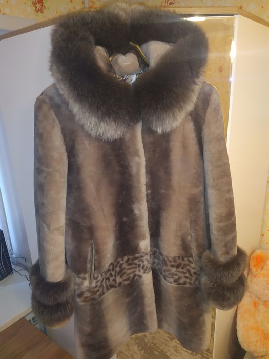 Шуба мутоновая облегченная