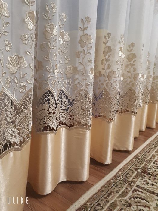 Ламбреконы с0 шторами комплект Элегант