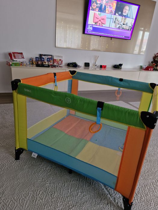 Țarc Fillikid pentru copii – multicolor, pliabil – folosit, stare bună