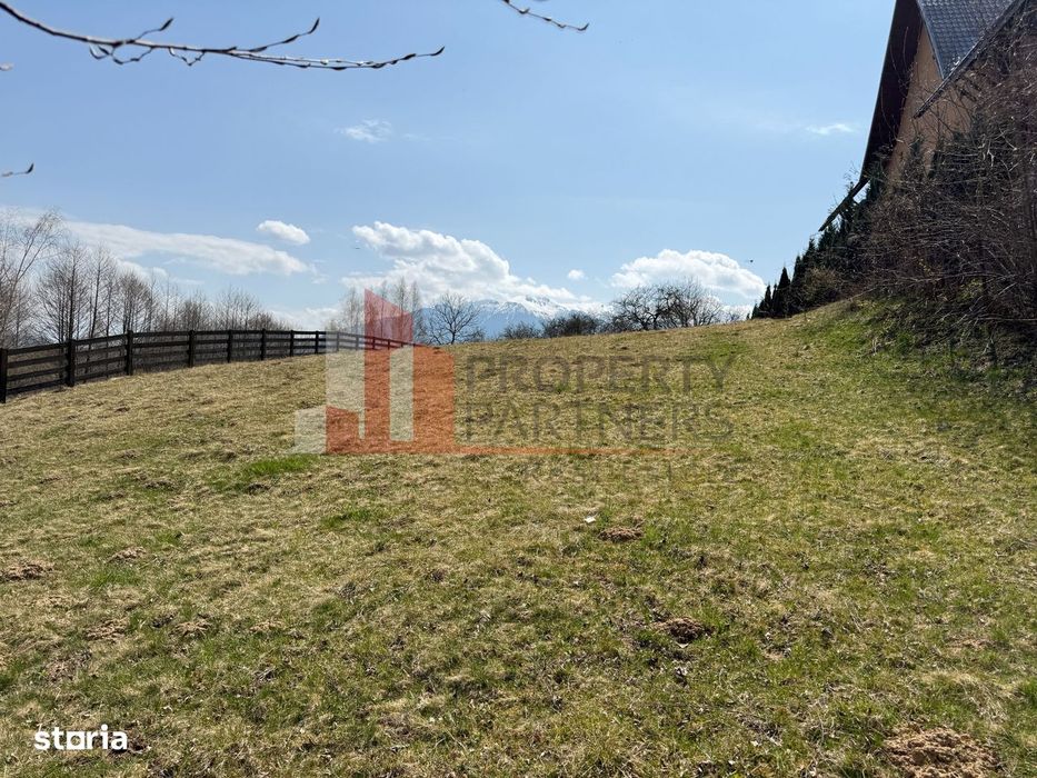 Teren Premium 1.200 mp | Bran - Predelut | Vedere spre Bucegi și Piatr