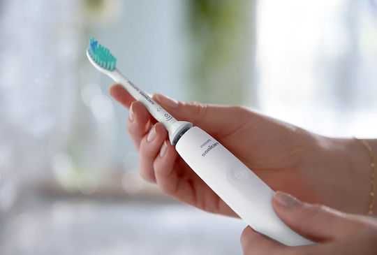 Philips Sonicare 3100 Електрическа Четка за Зъби с Таймер 2 броя Бели