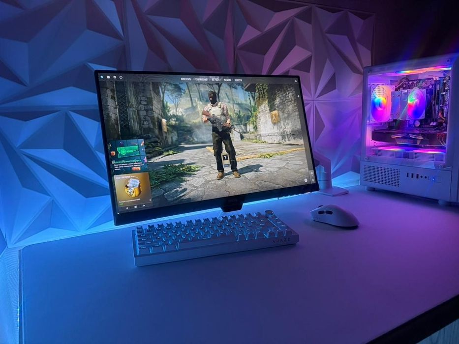 Компьютер комплект белый сетап